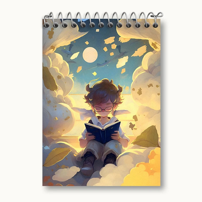 دفتر یادداشت 50 برگ خندالو طرح عشق کتاب کد N3075