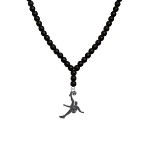 گردنبند هایکا طرح ورزشی حرکت برگردان فوتبالیست کد ja.h 130