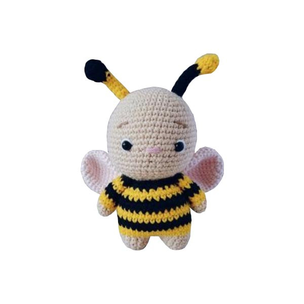 عروسک بافتنی مدل زنبورک کد 16