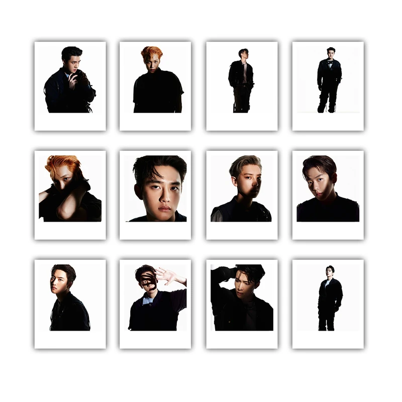 آویز تزیینی طرح EXO مدل FH-2320 مجموعه 12 عددی