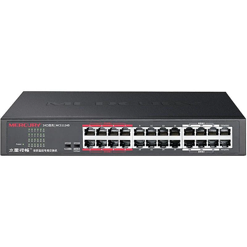 سوئیچ  24 پورت مرکوری مدل MCS1124D