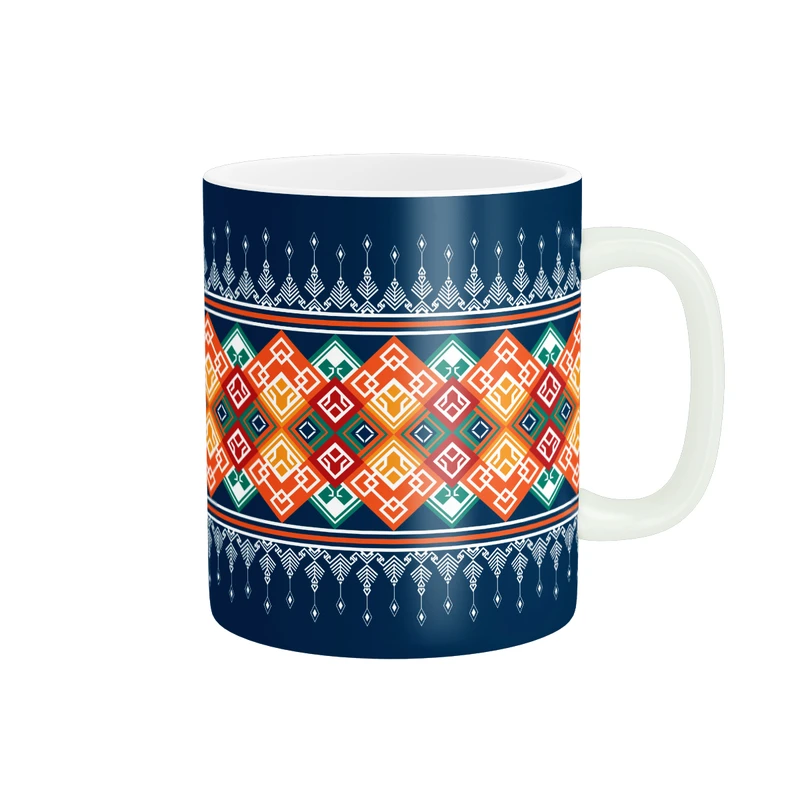 ماگ پاد آفرین مدل طرح سنتی نگارین 17 کد MD-D17