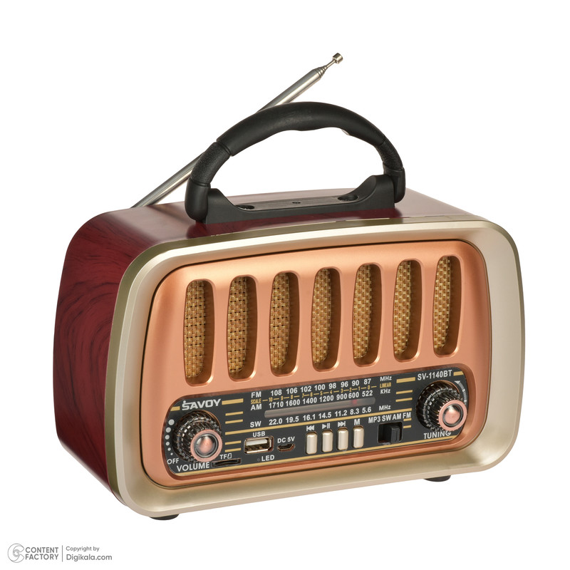 رادیو ساووی مدل SV-1140BT