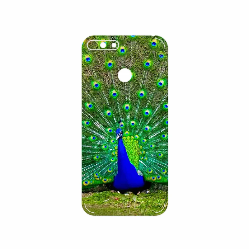 برچسب پوششی ماهوت مدل Peacock مناسب برای گوشی موبایل هوآوی Y6 Prime 2018