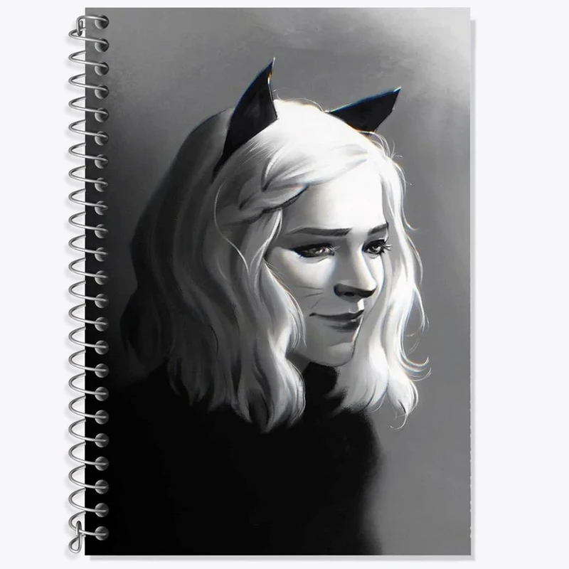 دفتر لغت 50 برگ خندالو مدل سریال ونزدی Wednesday کد 25195