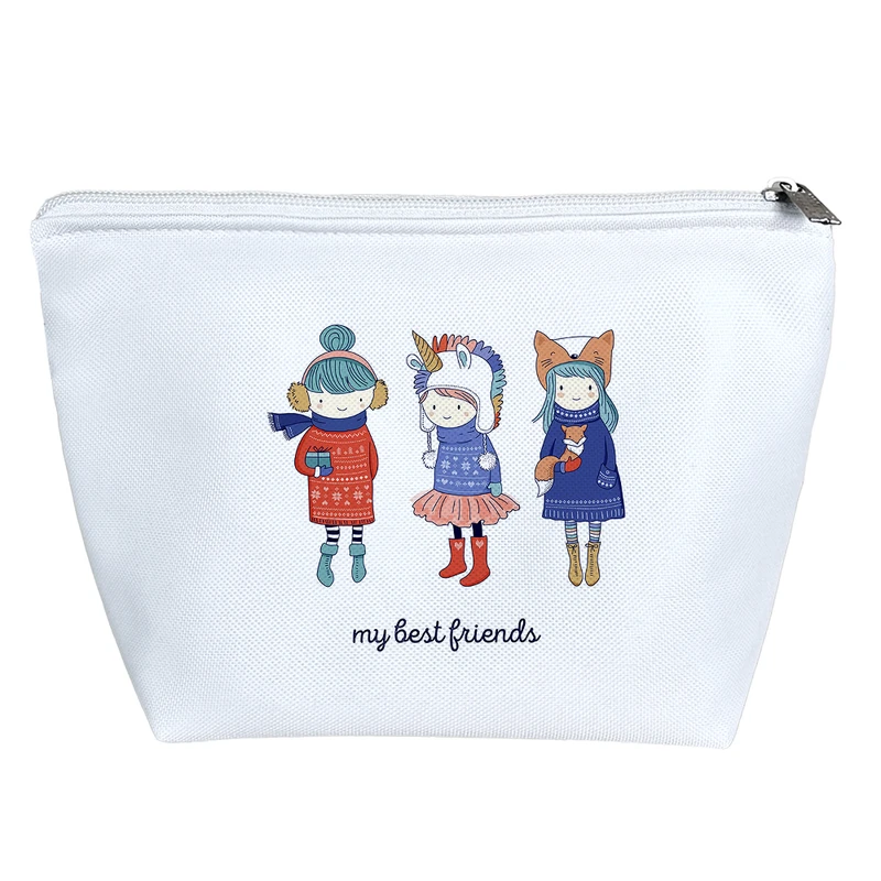 کیف لوازم آرایش دخترانه خندالو مدل MY Best Friends کد 2988