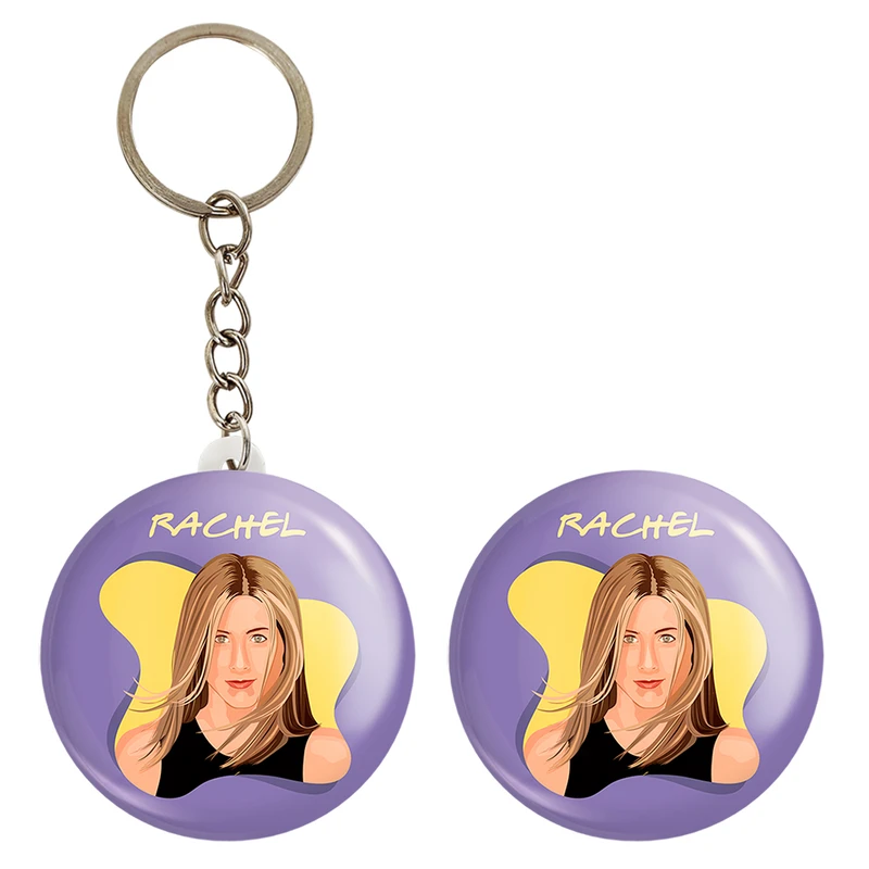 پیکسل خندالو مدل ریچل سریال فرندز کد 3907 به همراه جاکلیدی