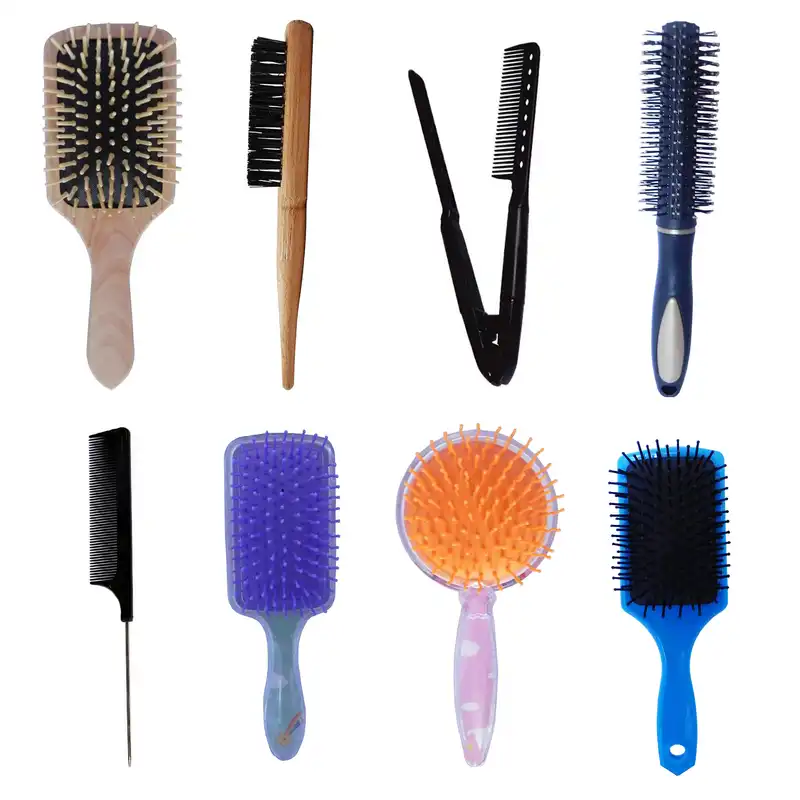 برس مو کد 0064 بسته 5 عددی به همراه شانه مو بسته 3 عددی