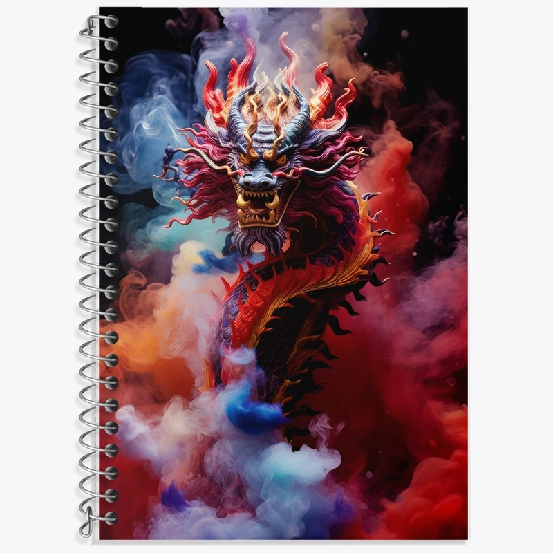 دفتر لغت 50 برگ خندالو طرح اژدها کد F2692