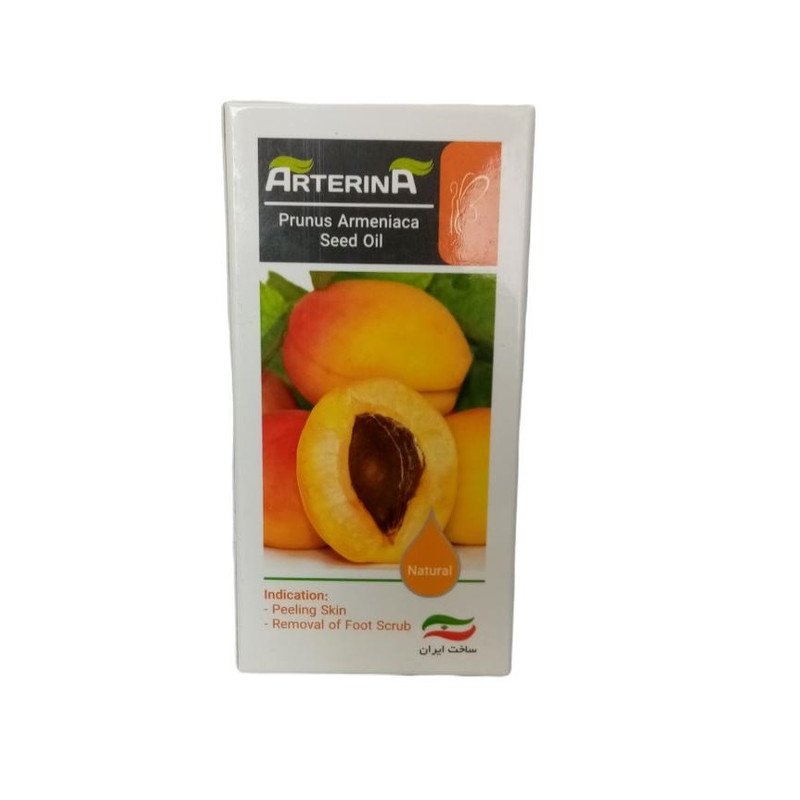 روغن صورت و بدن آرترینا مدل هسته ی زرد آلو حجم 30 میلی لیتر