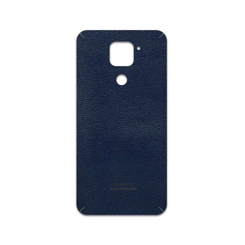 برچسب پوششی ماهوت مدل Deep-Blue-Leather مناسب برای گوشی موبایل شیائومی Redmi 10X