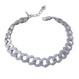  دستبند نقره زنانه بازرگانی میلادی کد DP_266