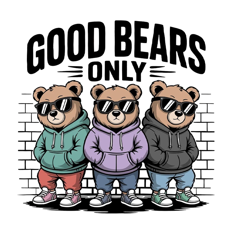 استیکر پارچه و لباس پاد آفرین مدل کارتونی طرح خرس تدی کد S3544