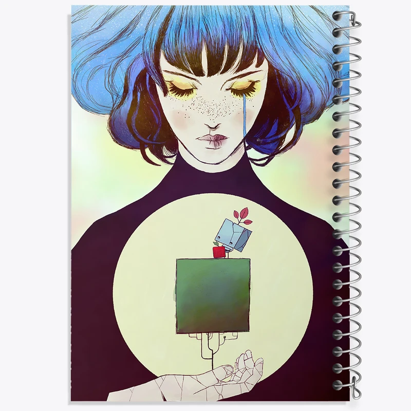 دفتر نقاشی 50 برگ خندالو طرح بازی گریس (Gris) کد 35538