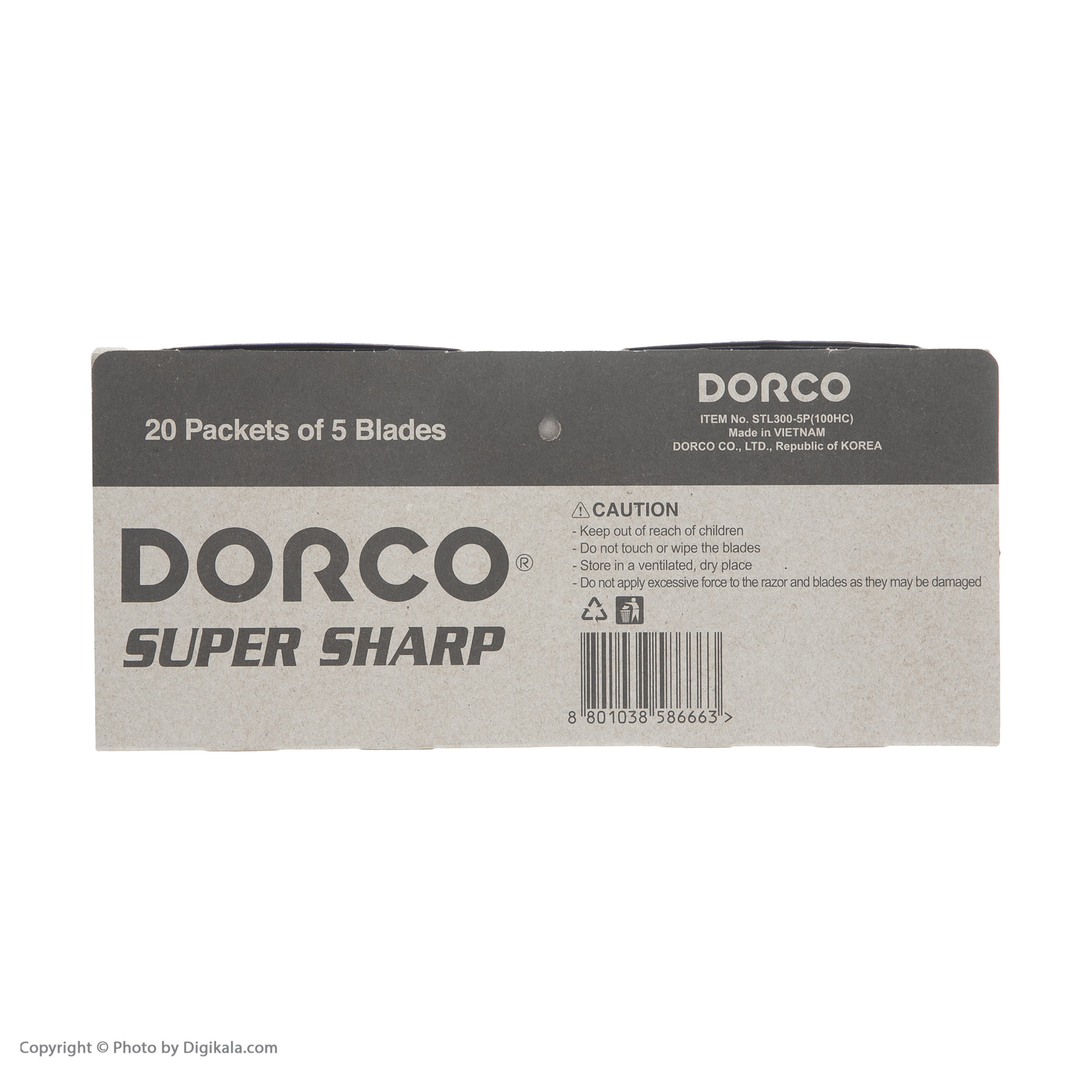تیغ یدک دورکو مدل Super Sharp بسته 100 عددی