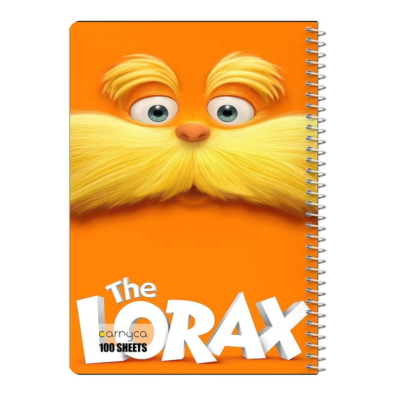 دفتر مشق 100 برگ سیمی کارنیکا طرح لوراکس The Lorax کد 76028