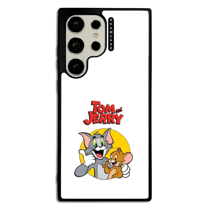 کاور آکام مدل AMC-WSGS23U-TOM & JERRY18 مناسب برای گوشی موبایل سامسونگ Galaxy S23 Ultra