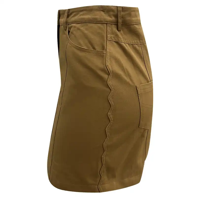 دامن جذب زنانه مدل 80 رنگ قهوه‌ای روشن