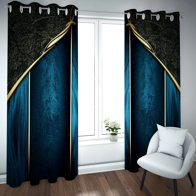 پرده مدل چاپی هازان سایز 300×150 سانتی متر 