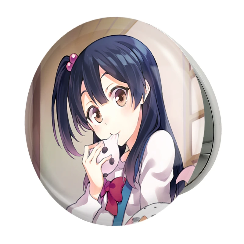 آینه جیبی خندالو طرح انکو انیمه فروشگاه تاماکو Tamako Market مدل تاشو کد 22507 