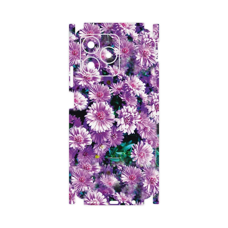 برچسب پوششی ماهوت مدل Purple_Flower-FullSkin مناسب برای گوشی موبایل ریلمی C53