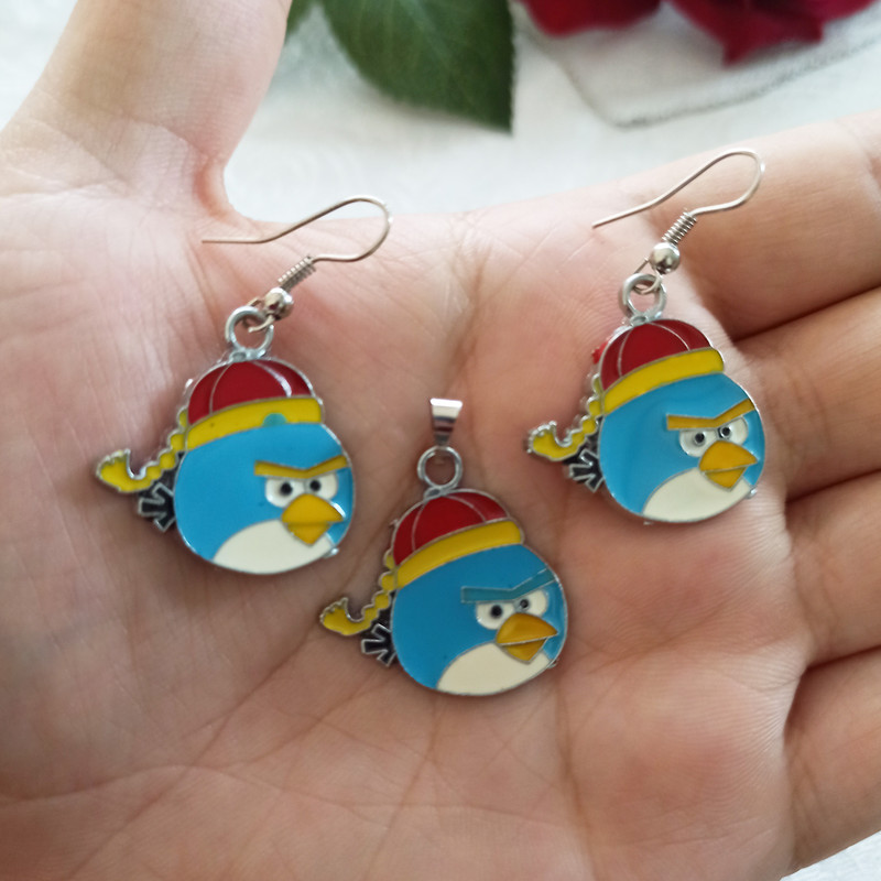 نیم ست دخترانه سلین کالا مدل پرندگان خشمگین ce-nimba14