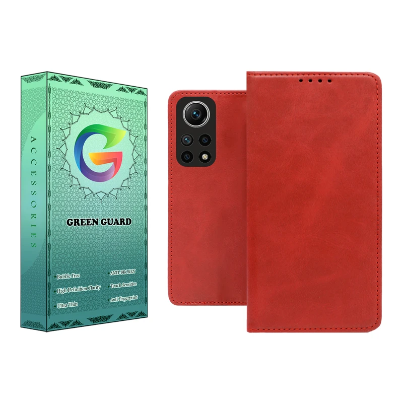 کیف کلاسوری گرین گارد طرح چرمی مدل Bitta مناسب برای گوشی موبایل شیائومی Redmi Note 11 Pro / Note 12 Pro 4G