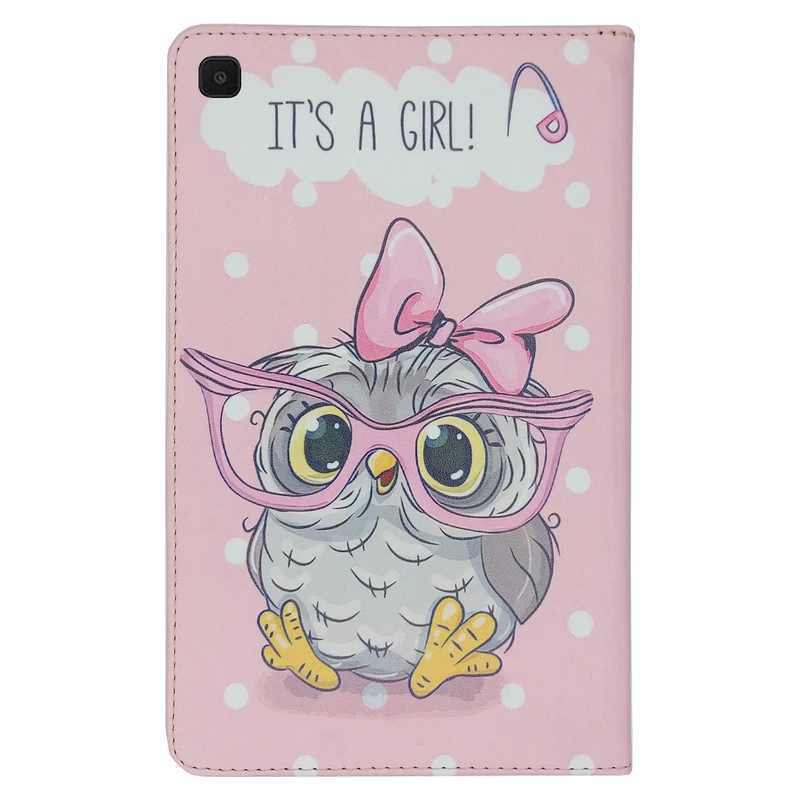 کیف کلاسوری طرح جغد فانتزی کد J-057 مناسب برای تبلت سامسونگ Galaxy Tab A 8.0 2019 T290 / T295