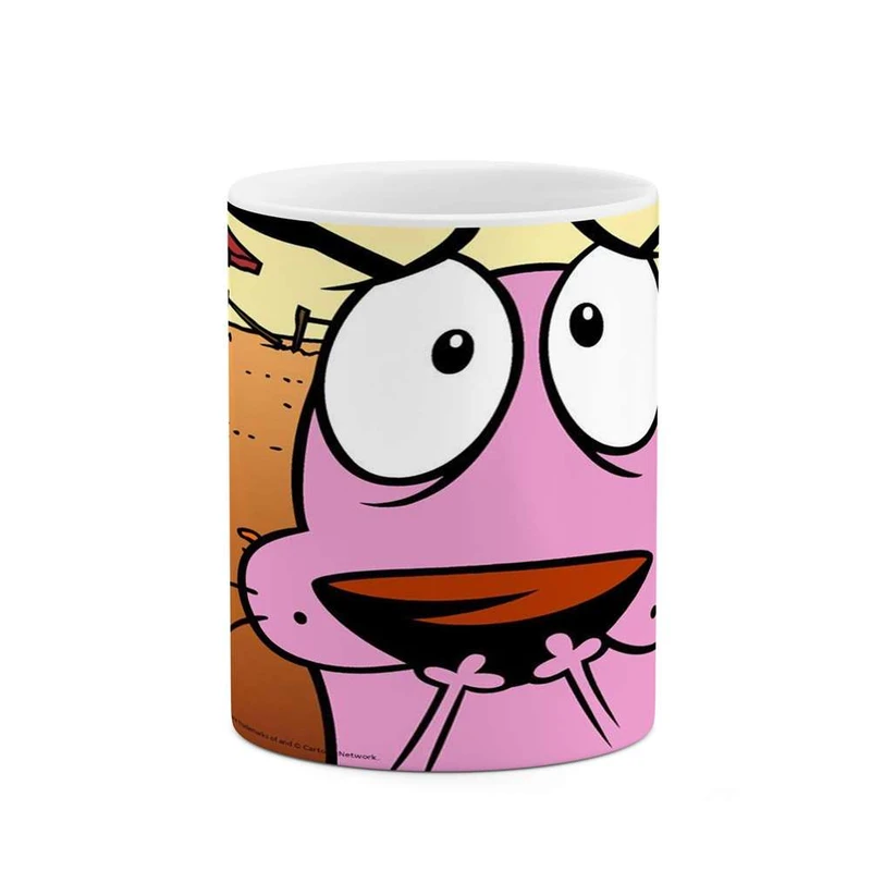 ماگ کاکتی مدل کارتون Courage The Cowardly Dog کد mgh22422