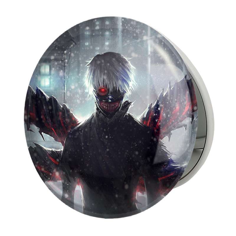 آینه جیبی خندالو طرح کانکی کن انیمه توکیو غول Tokyo Ghoul مدل تاشو کد 11880