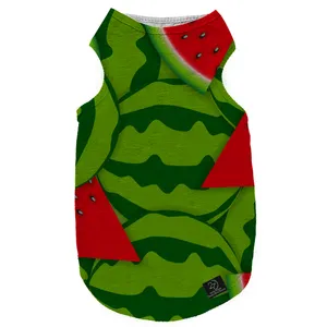 لباس سگ و گربه 27 طرح Yalda Watermelon Green کد MH564 سایز M