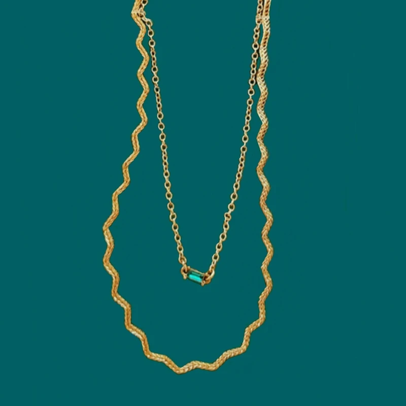 گردنبند زنانه آی ام مدل E2479 بسته 2 عددی