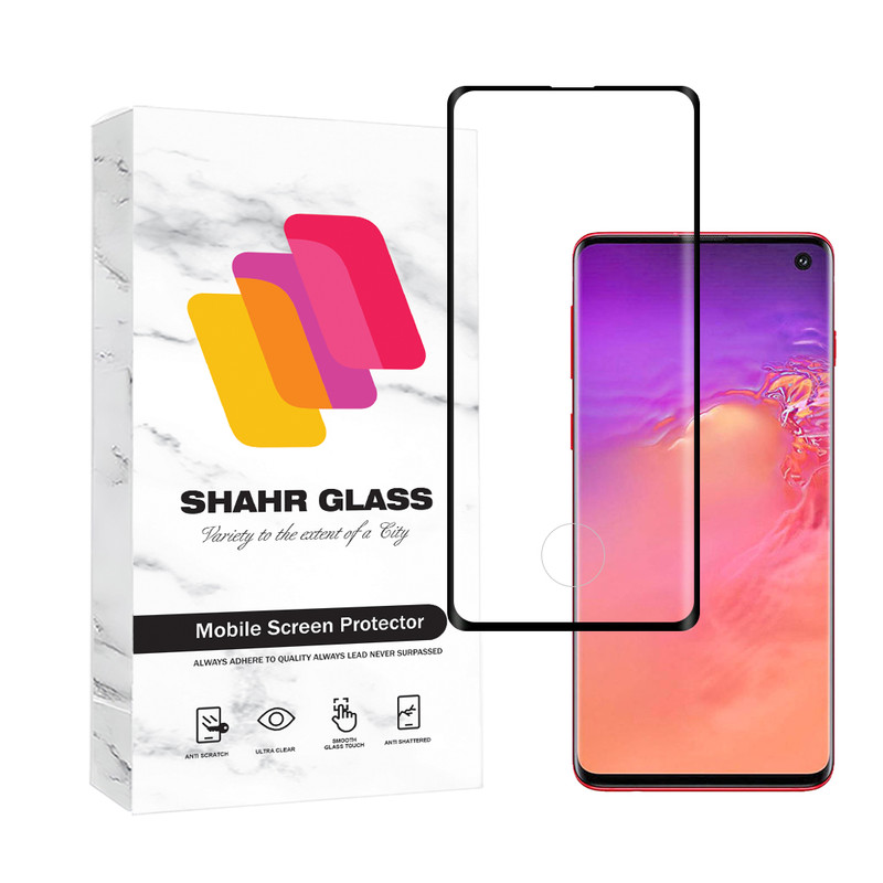 محافظ صفحه نمایش شهر گلس مدل EDGNWSH مناسب برای گوشی موبایل سامسونگ Galaxy S10 4G