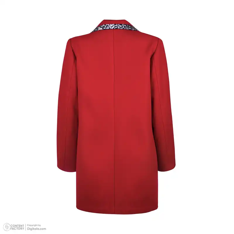 کت زمستانه زنانه نغمه مدل یقه پلنگی