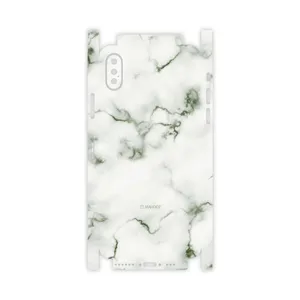 MAHOOT  Blanco-Smoke-Marble-FullSkin Cover Sticker for Apple iPhone Xs