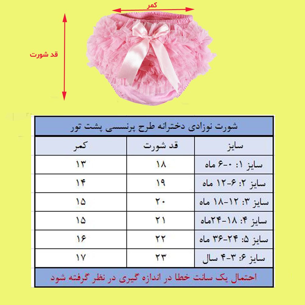 شورت نوزادی مدل 25 -  - 4