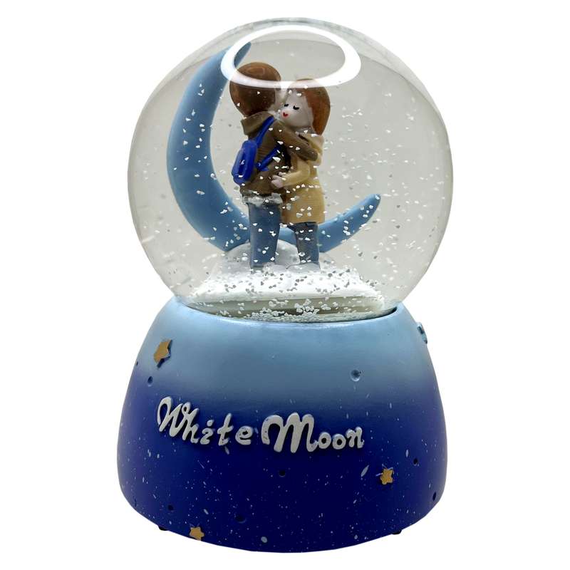 گوی موزیکال مدل White moon کد KA84864-6