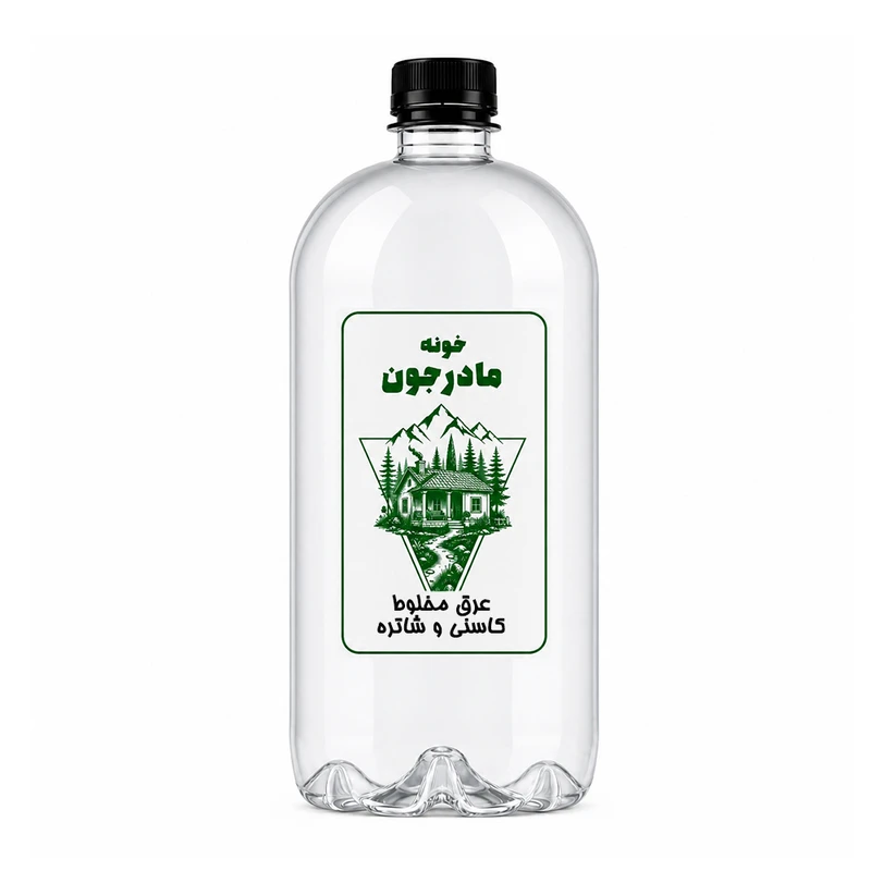 عرق مخلوط کاسنی و شاتره خونه مادرجون - 4 لیتر
