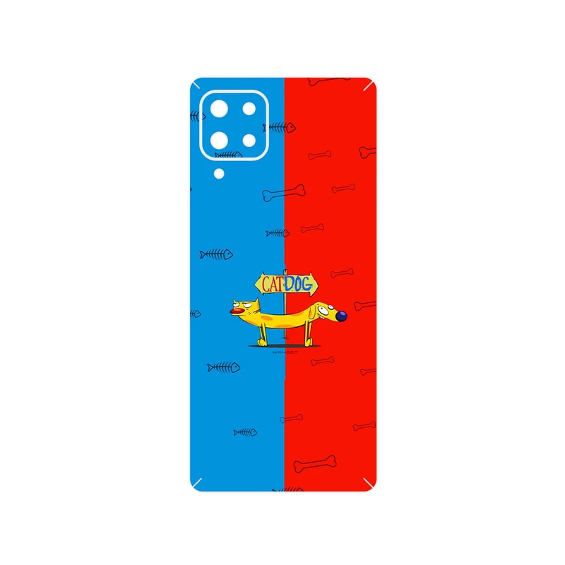 برچسب پوششی ماهوت مدل CatDog مناسب برای گوشی موبایل سامسونگ Galaxy A32 5G