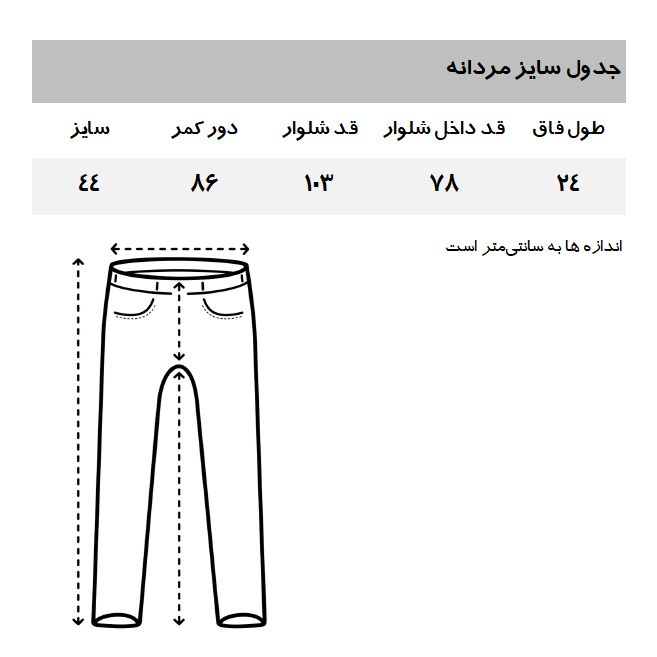 شلوار جین مردانه مانگو مدل GR109JAN -  - 5