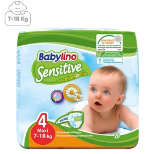 پوشک ضد حساسیت بیبی لینو مدل Normal سایز 4 بسته 20 عددی