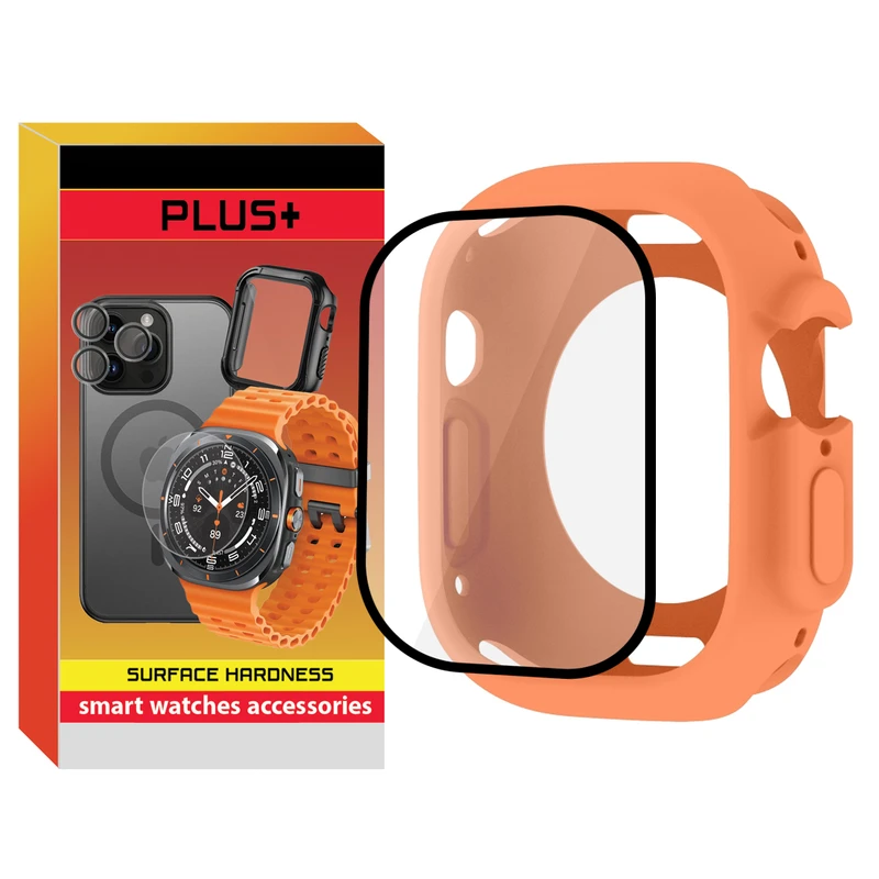 کاور پلاس مدل Jelly Shield PL مناسب برای ساعت هوشمند هاینو تکو T800 Ultra / T900 Ultra / T1000 Ultra/ HK8 pro max / HK9 ultra 2 به همراه محافظ صفحه نمایش