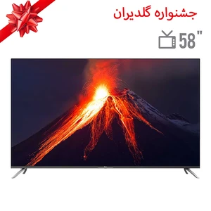 تلویزیون ال ای دی جی پلاس مدل GTV-58PU728N سایز 58 اینچ - مخصوص جشنواره گلدیران
