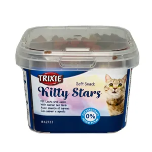 غذای تشویقی گربه تیرکسی مدل kitty stars وزن 500 گرم