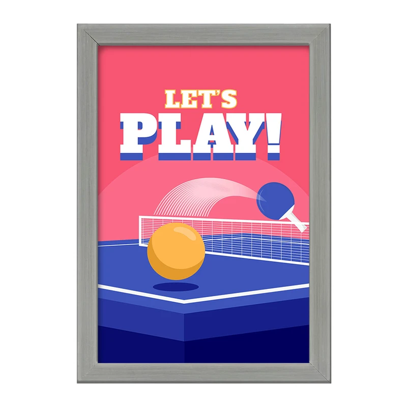 تابلو خندالو طرح پینگ پنگ Ping Pong کد 27991