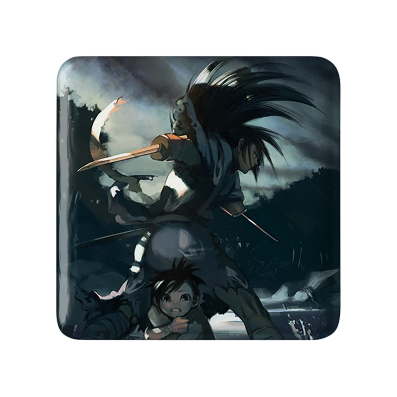 پیکسل خندالو طرح هیاکیمارو و دورورو انیمه دورورو مدل مربعی کد 33597