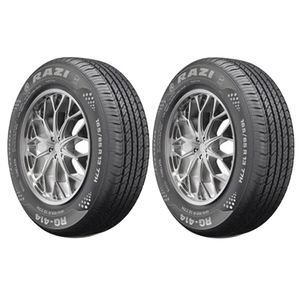 لاستیک خودرو سواری رازی تایر مدل RG414 سایز 175/60R13 با چسبندگی A در شرایط خیس و شاخص سرعت 77H دو حلقه تولید 2025