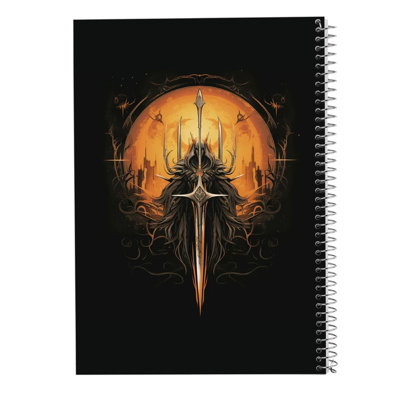 دفتر شطرنجی 50 برگ مدوپد مدل ارباب حلقه ها The Lord of the Rings کد DF2996
