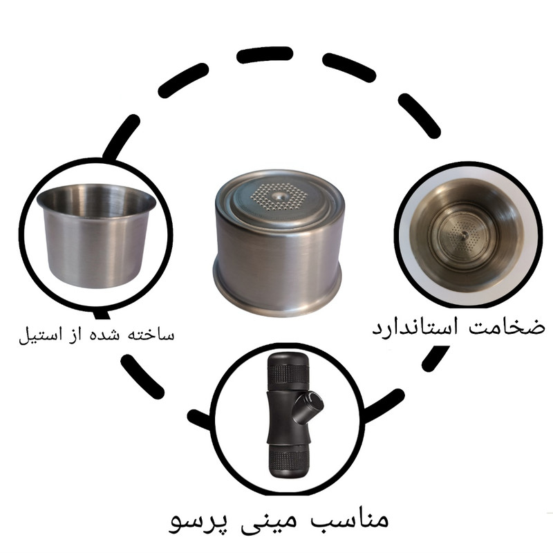 سبد قهوه مدل مینی پرسو