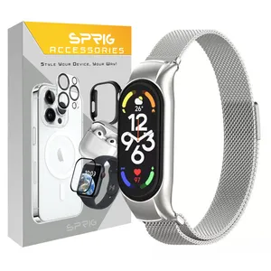 بند اسپریگ مدل Milanese MI مناسب برای ساعت هوشمند شیائومی Mi Band 7